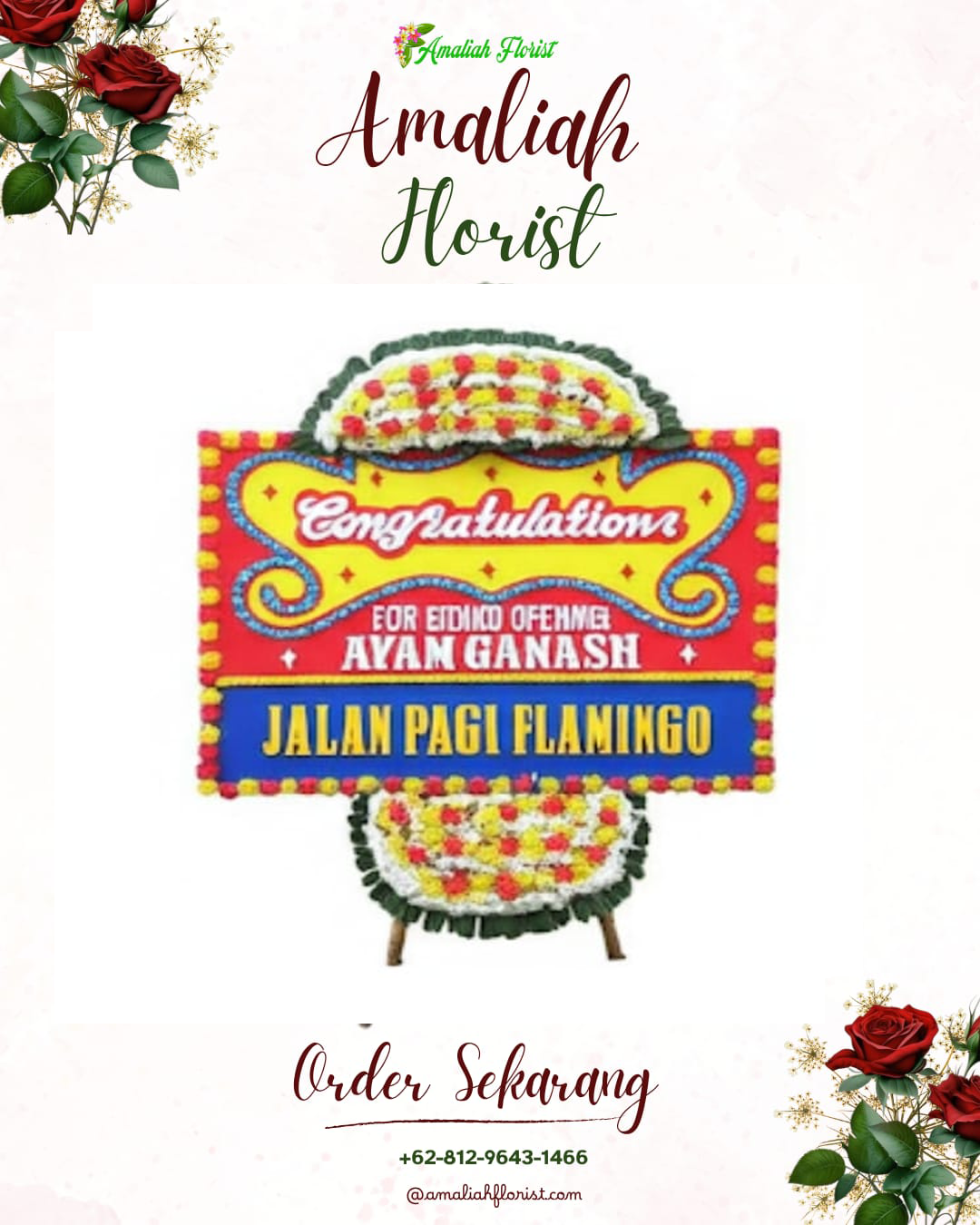 Sewa Papan Bunga Mangunreja